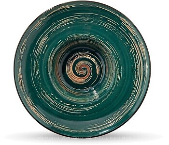 Фото Wilmax тарелка глубокая Spiral Green 27 см (WL-669526/A)