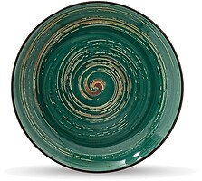 Фото Wilmax тарелка глубокая Spiral Green 28.5 см (WL-669528/A)