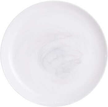 Фото Luminarc тарелка обеденная 25 см Diwali Marble White (Q8840)