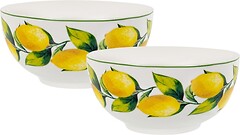 Фото Lefard набор салатников 2 шт Сицилийский лимон (922-038)