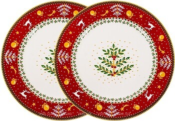 Фото Lefard набор тарелок Рождественская коллекция 2 шт (924-822)