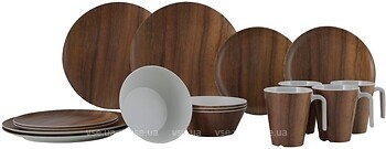 Фото Gimex Tableware Nature 16 Pieces 4 Person Wood (DAS302015)