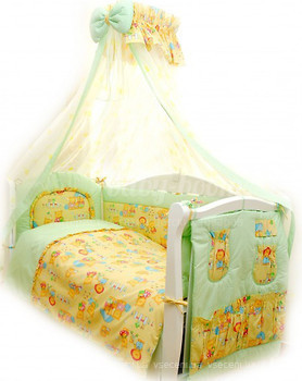 Фото Twins Comfort Сменная постель С-012 Пушистые мишки зел