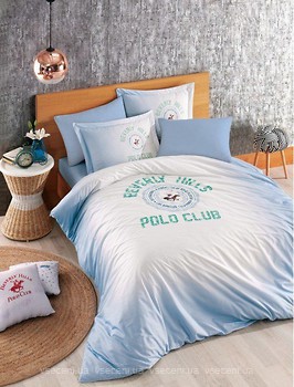 Фото Beverly Hills Polo Club ранфорс 019 blue двуспальный Евро