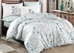 Фото Hobby Exclusive Sateen Jimena мятный двуспальный Евро