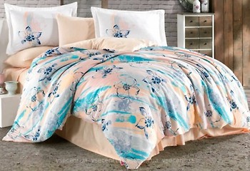 Фото Hobby Exclusive Sateen Brisha двуспальный Евро бирюзовый