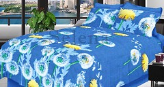 Фото Selena 100291 Одуванчики Blue двуспальный Евро