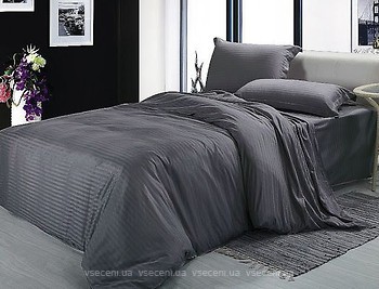 Фото Utek Home Collection Sateen Stripe Iron Grey наволочка 70x70