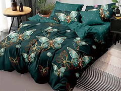 Фото Selena 300339 Бабочки Green двуспальный