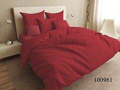 Фото Selena 100961 Ромбики красные двуспальный Евро