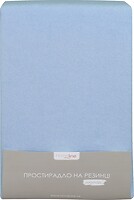 Фото Home Line простынь махровая на резинке 180x200 голубая (155230)