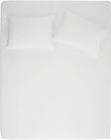 Фото Penelope Stella white белый простынь на резинке с наволочками 100x200+50x70 2 шт (svt-2000022283694)