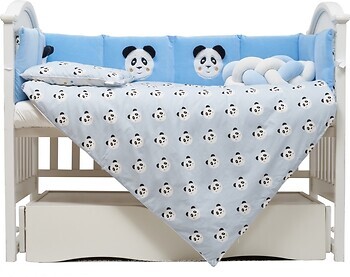 Фото Twins Panda постельный комплект 7 эл. blue (4075-TP-04)