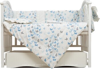 Фото Twins Romantic Spring collection постельный комплект 7 эл. Butterfly white (4027-TRS-401)