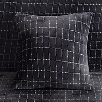 Фото Homytex Наволочка декоративная микрофибра темно-серая 45x45 (HT-256004)