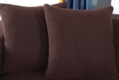 Фото Homytex Наволочка декоративная трикотаж-жатка коричневая 45x45 (HT-256012)