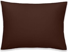 Фото Utek Boston Jefferson Sateen Dark Chocolate коричневая наволочка 50x70