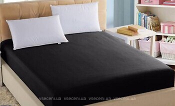 Фото Utek Jefferson Sateen Black простынь 200x220