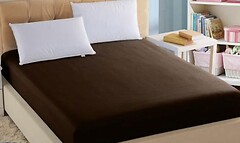 Фото Utek Jefferson Sateen Dark Chocolate простынь 175x215