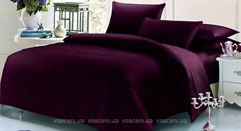 Фото Utek Jefferson Sateen Dark Plum двуспальный