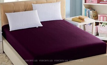 Фото Utek Jefferson Sateen Dark Plum простынь 143x215