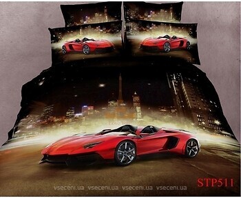 Фото Love You Ferrari STP511 сатин 3D семейный (0312)
