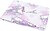 Фото Iris Home Ranforce Premium Eifel лиловый простынь 150x210