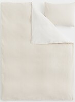 Фото H&M Светло-бежевый вафельное плетение односпальный (1031267001)