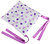 Фото LiMaSo Фиолетовый горошек Подушка на стул 40x40
