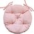 Фото Прованс Bella Розовая клетка подушка на стул круглая 40