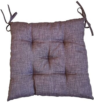 Фото Прованс Top Hit подушка на стул коричневая 40x40