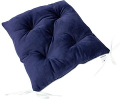 Фото MirSon Подушка для стула Navy Blue Velvet 40x50 (28-0006)
