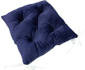 Фото MirSon Подушка для стула Navy Blue Velvet 40x50 (28-0006)