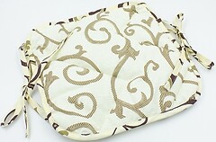Фото MirSon Подушка для стула Бязь Cotton Line 40x40