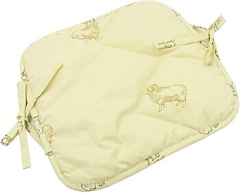 Фото MirSon Подушка для стула Бязь Gold Camel Line 50x50