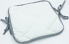 Фото MirSon Подушка для стула Бязь Royal Pearl Line 50x50