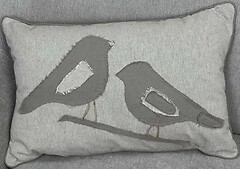 Фото Прованс Пара птичек подушка декоративная 40x60 (033318)