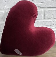 Фото Comfort Home Сердце велюровая мерцающая 30x40 см красная (7711835)