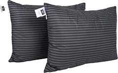 Фото MirSon Набор подушек 0113 Хлопок Color Fun Line Stripe Black средние 50x70