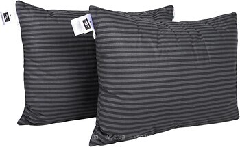 Фото MirSon Набор подушек 0113 Хлопок Color Fun Line Stripe Black средние 50x70