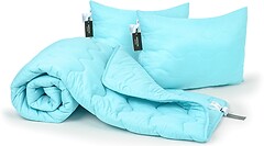 Фото MirSon Набор EcoSilk 1661 Eco Light Blue всесезонный 200x220