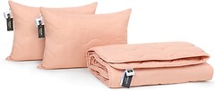 Фото MirSon Набор Шелковый Eco Light Coral демисезонный 220x240 + 2 подушки 50x70 (1752)