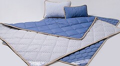 Фото Goodnight набор шерстяной всесезонное одеяло 140x200 2 шт + 2 подушки 40x60