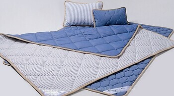 Фото Goodnight набор шерстяной всесезонное одеяло 140x200 2 шт + 2 подушки 40x60