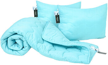 Фото MirSon Набор Thinsulate 1667 Eco Light Blue зимний 140x205