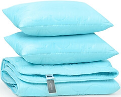 Фото MirSon Набор Eco-Soft 1697 Eco Light Blue зимний 155x215