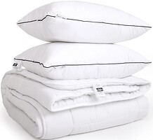 Фото MirSon Набор 9595 Bianco Ecosilk зимний 200x220 + 2 подушки 50x70