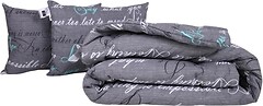 Фото MirSon набор 1165 Color Fun Line 17-0003 Tulio EcoSilk зимний 140x205 + 2 подушки