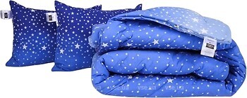 Фото MirSon набор 1216 Color Fun Line 17-0432 Milky Way EcoSilk деми 140x205 + 2 подушки
