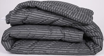 Фото MirSon антиаллергенное 147 Color Fun Line 17-0611 Stripe Black Eco-Soft зимнее 172x205